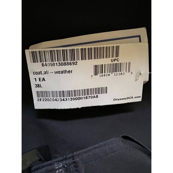 Garrison Collection DSCP Black Lined All Weather US Military Trench Coat Jacket - Picture 14 of 15